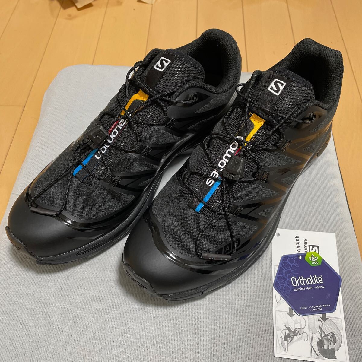 SALOMON XT-6 advanced Black スニーカー 26.5cm 未使用に近いの画像1