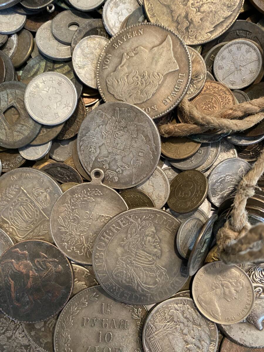【1円スタート】日本、海外 古銭 雑銭 おまとめ 大型貨幣 旧貨幣 コイン ヨーロッパの画像6