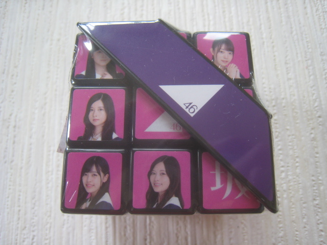  unused unopened Nogizaka 46 Rubik's Cube pedestal attaching 1 piece 2021 year lucky bag solid puzzle Cube puzzle intellectual training toy idol goods 