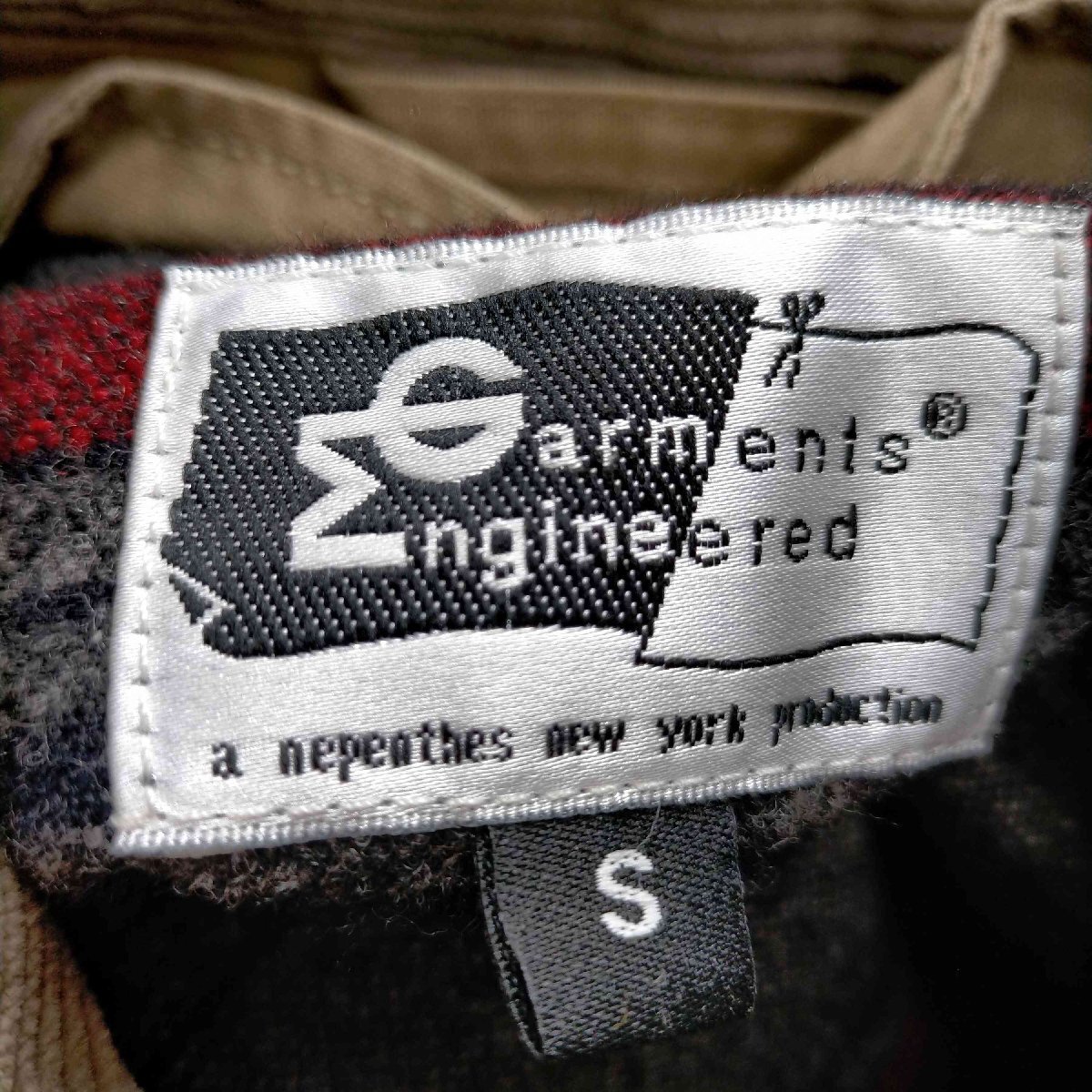 Engineered Garments(エンジニアードガーメンツ) ウールチェックライナー付き ストームコ 中古 古着 0234_画像6