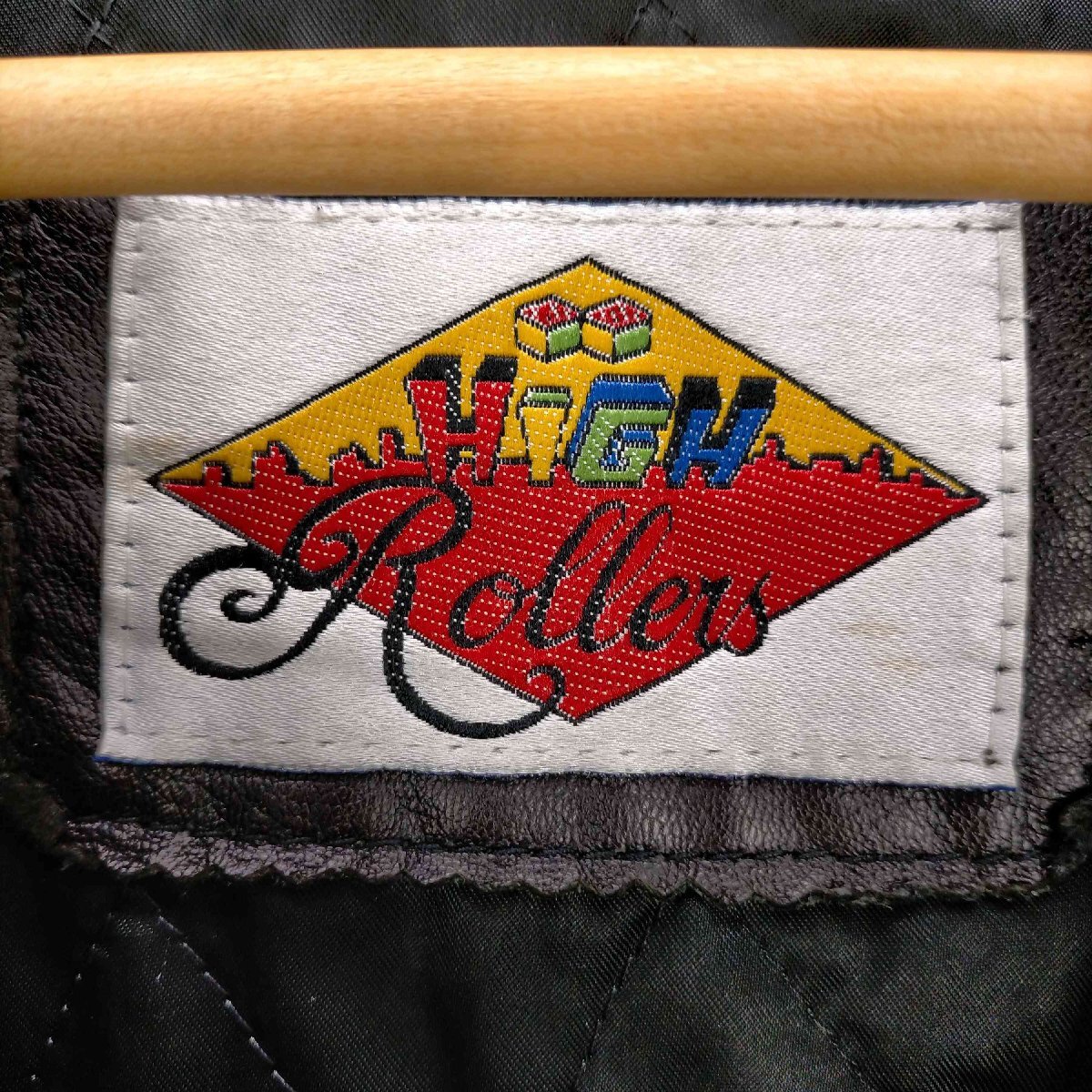 USED古着(ユーズドフルギ) HIGH ROLLERS OLD 韓国製 レザー ジャケット メン 中古 古着 0308_画像6