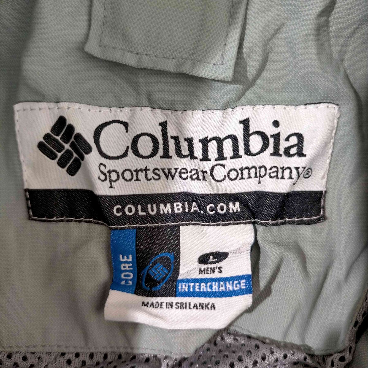 Columbia(コロンビア) ロゴ刺繍 ナイロンジャケット メンズ import：L 中古 古着 0423_画像6
