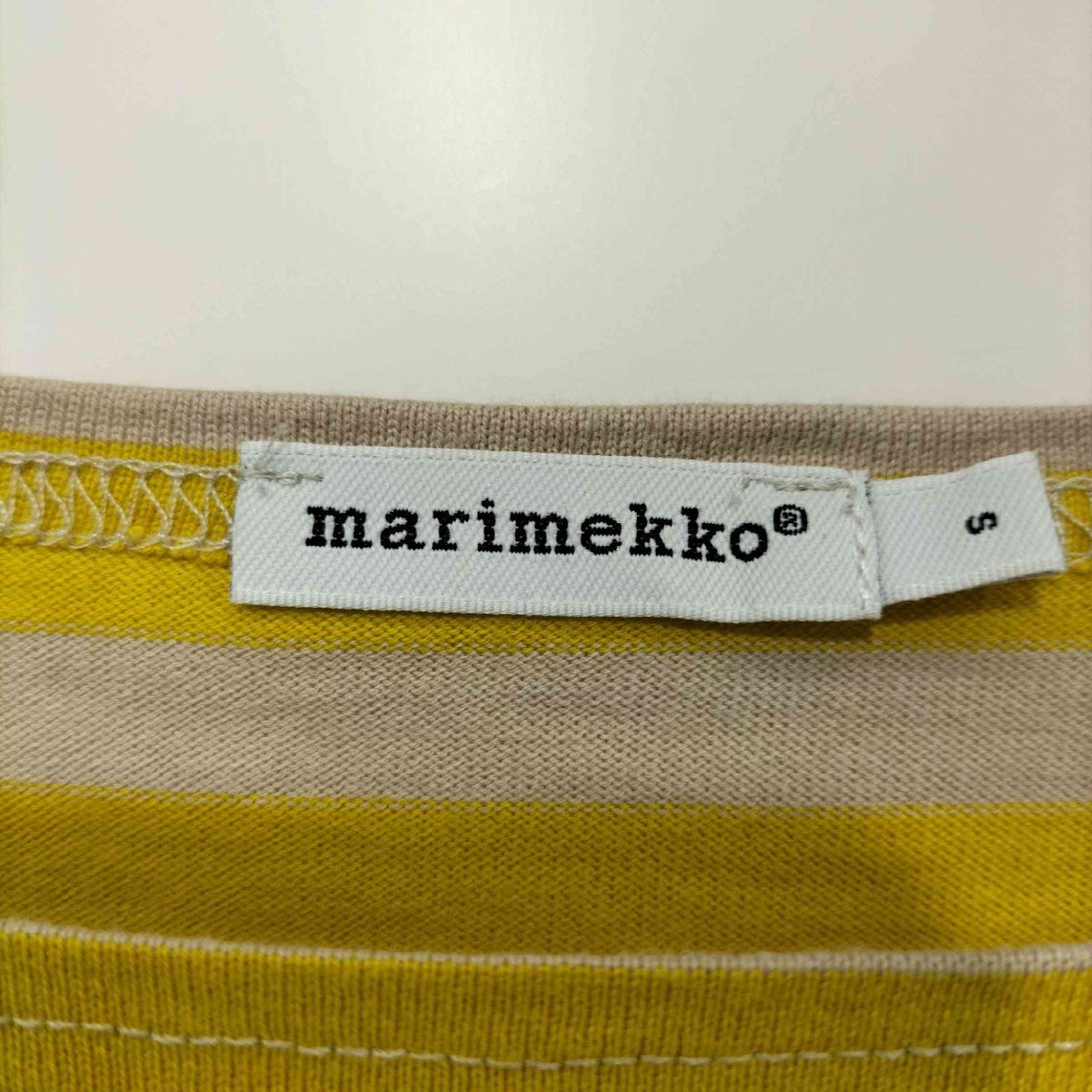 marimekko(マリメッコ) ボーダーワンピース レディース import：S 中古 古着 0448_画像6