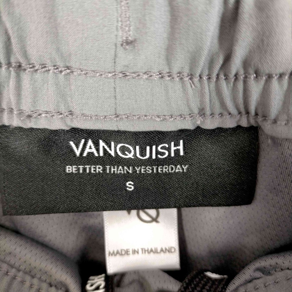 VANQUISH(ヴァンキッシュ) ロゴ刺しゅうジョガートラックパンツ メンズ JPN：S 中古 古着 0622_画像6