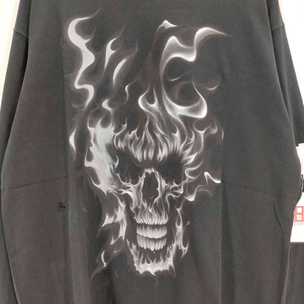 HERON PRESTON(ヘロン プレストン) 19AW ファイヤースカルカットソー メンズ JPN：M 中古 古着 0802_画像4