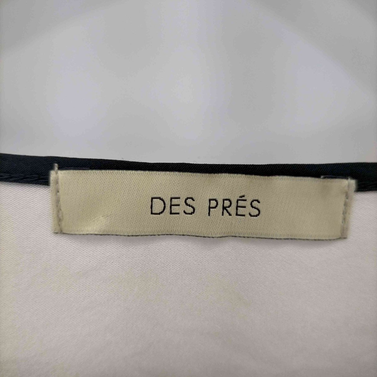 DES PRES(デプレ) 22SS レーヨン混 比翼 ブラウス レディース JPN：L 中古 古着 0346_画像6