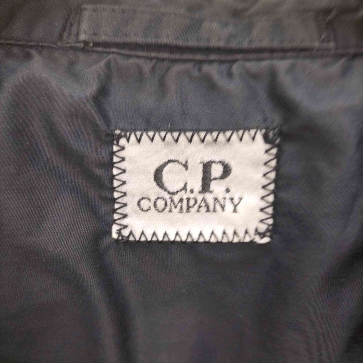 CP COMPANY(-) 比翼 ジップアップ コットン ナイロン ジャケット メンズ import：XX 中古 古着 1003_画像6