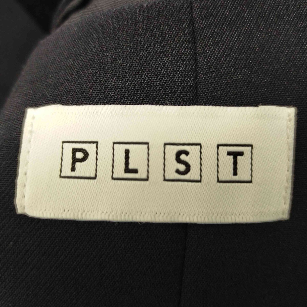 PLST(プラステ) 19SS ストレッチツイルカラーレスジャケット セットアップ レディース S 中古 古着 0105_画像6