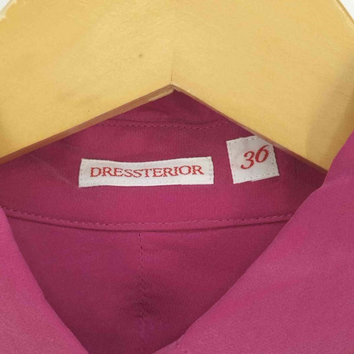 DRESSTERIOR(ドレステリア) レーヨンシルクシャツ レディース JPN：36 中古 古着 0443_画像6