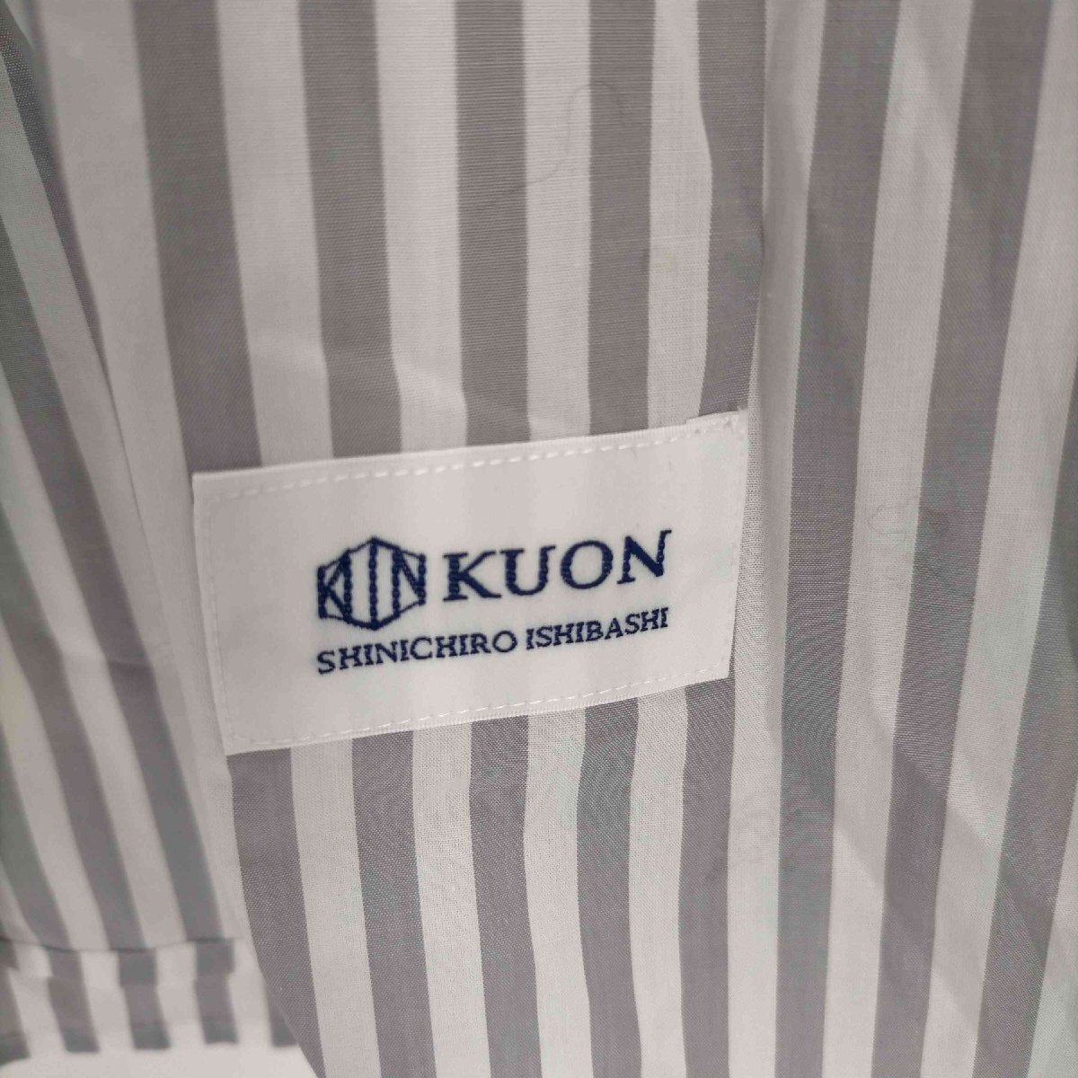 kuon(クオン) Reversible Pleated Shirt メンズ JPN：M 中古 古着 0614_画像6