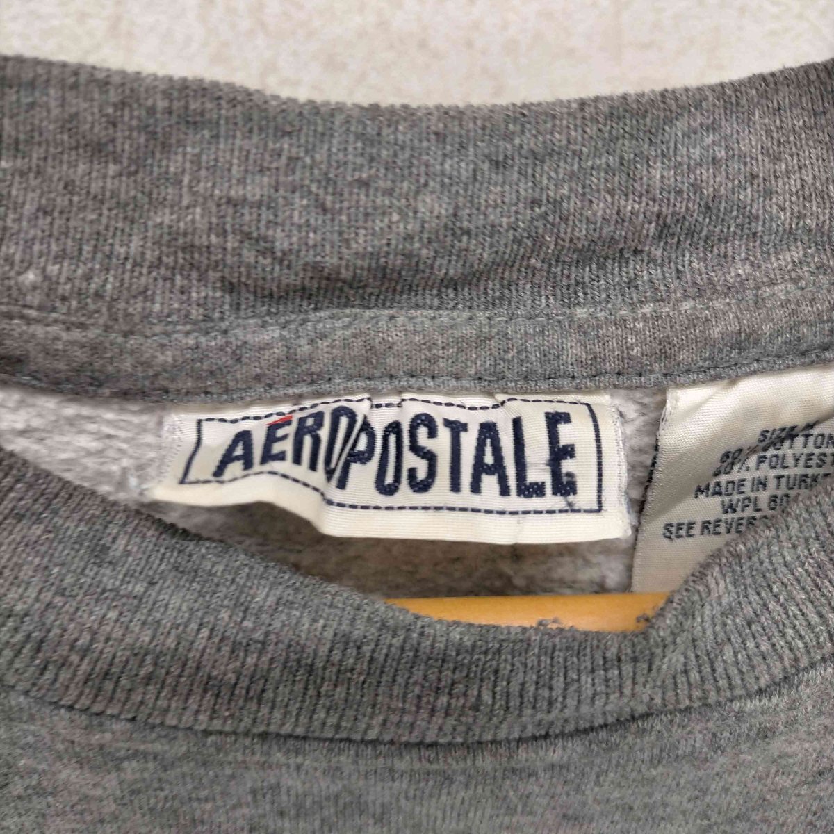 AEROPOSTALE(エアロポステール) フロントロゴ刺繍スウェット メンズ JPN：M 中古 古着 0547_画像6