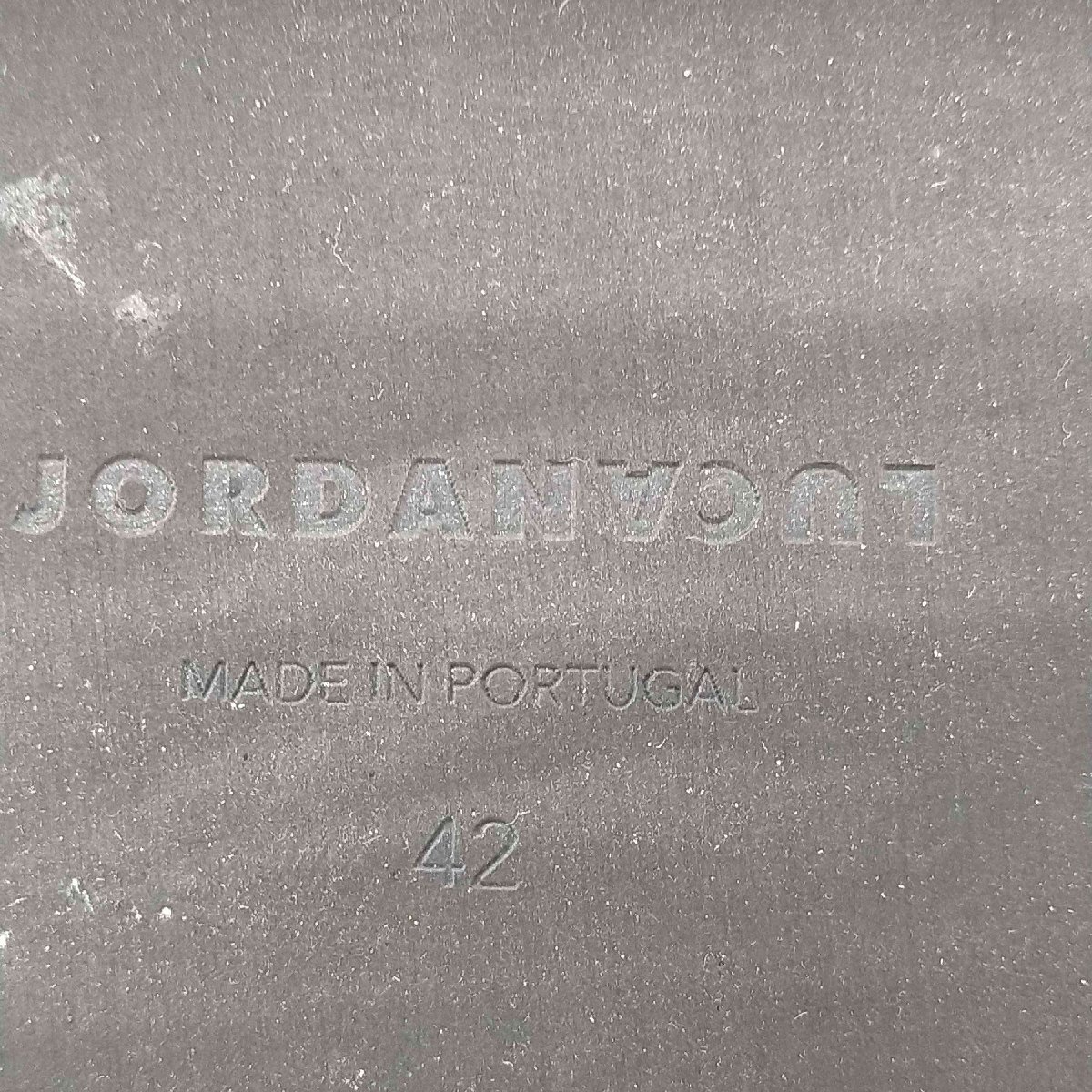 JORDANLUCA(ジョーダンルカ) スクエアトゥ レースアップレザーブーツ メンズ EUR：42 中古 古着 1005_画像6