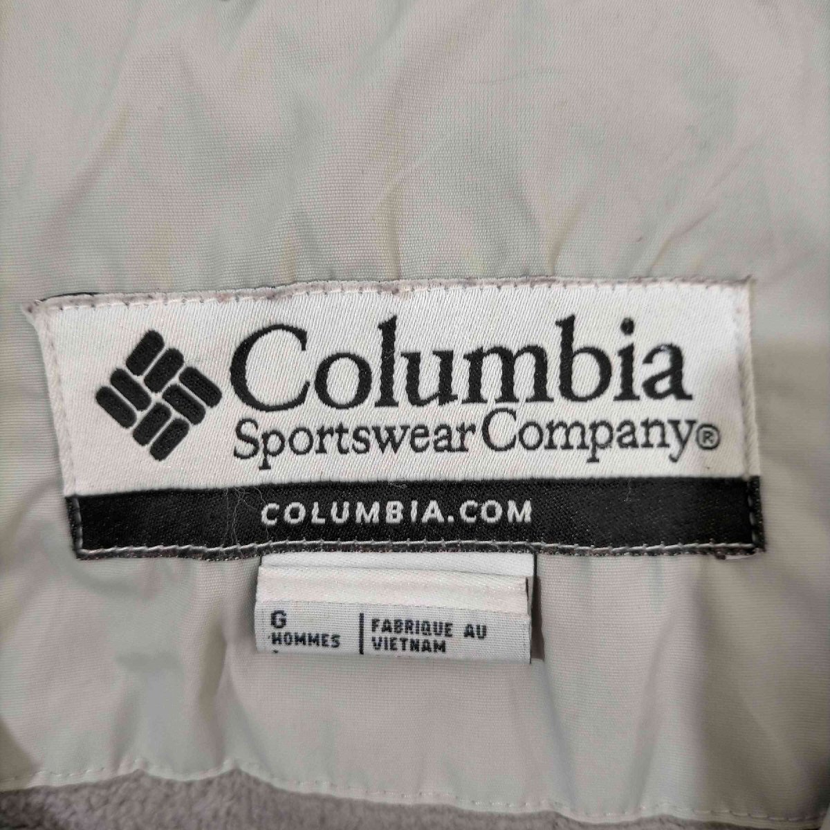 Columbia(コロンビア) ロゴ刺繍 ナイロンシェルジャケット メンズ import：L 中古 古着 1223_画像6
