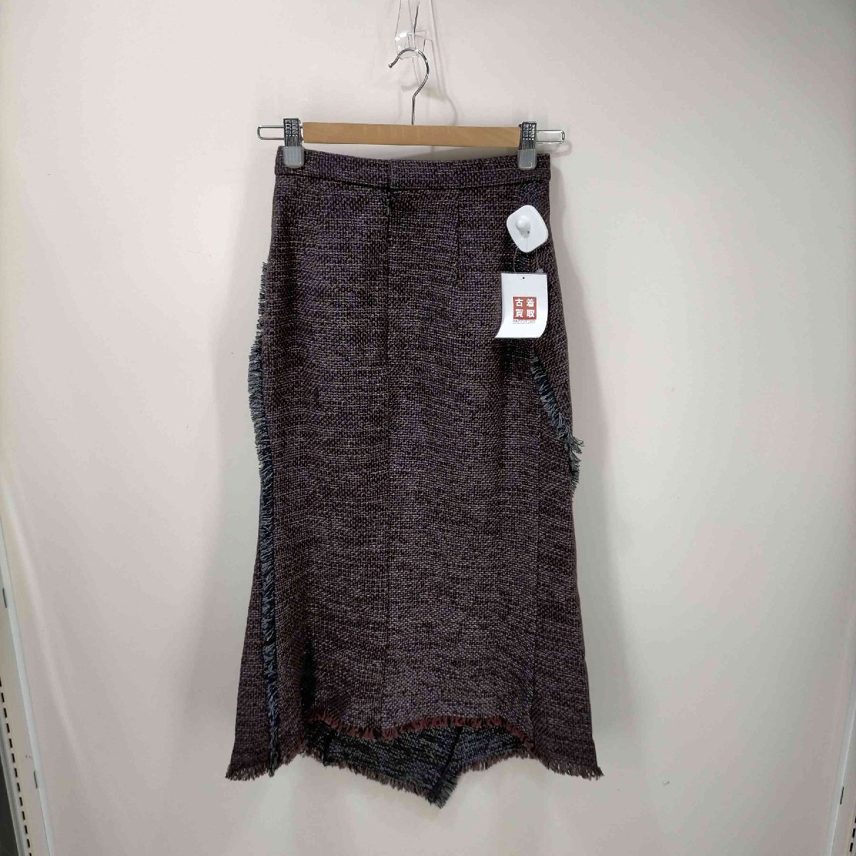 USED古着(ユーズドフルギ) L'Or Spiral Tweed Skirt レディース JPN： 中古 古着 0545_画像2