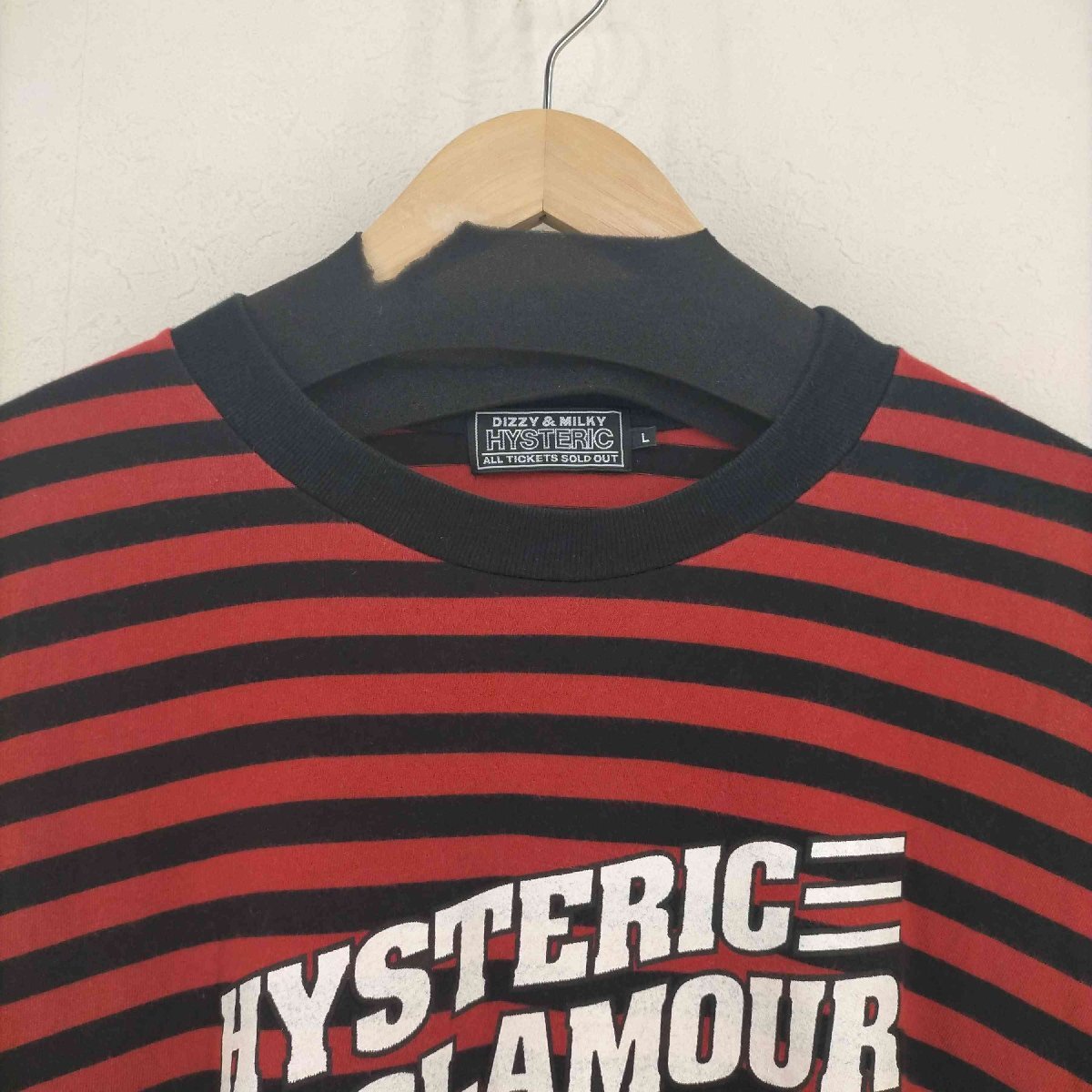 HYSTERIC GLAMOUR(ヒステリックグラマー) GIRLS CLUB Tシャツ メンズ impo 中古 古着 1242_画像3