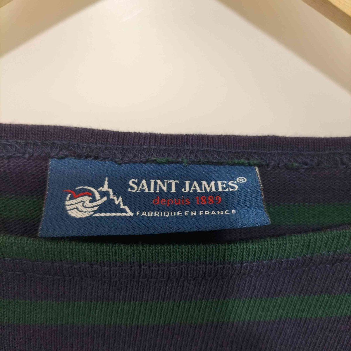 SAINT JAMES(セントジェームス) バスクシャツ レディース JPN：36 中古 古着 0646_画像6