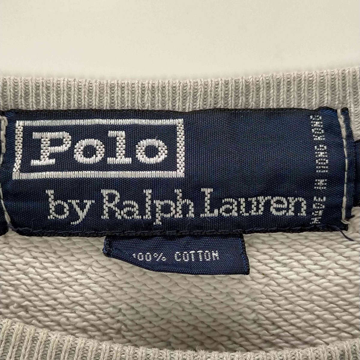 Polo by RALPH LAUREN(ポロバイラルフローレン) ポロベア ラグランスリーブ スウェット 中古 古着 0826_画像6