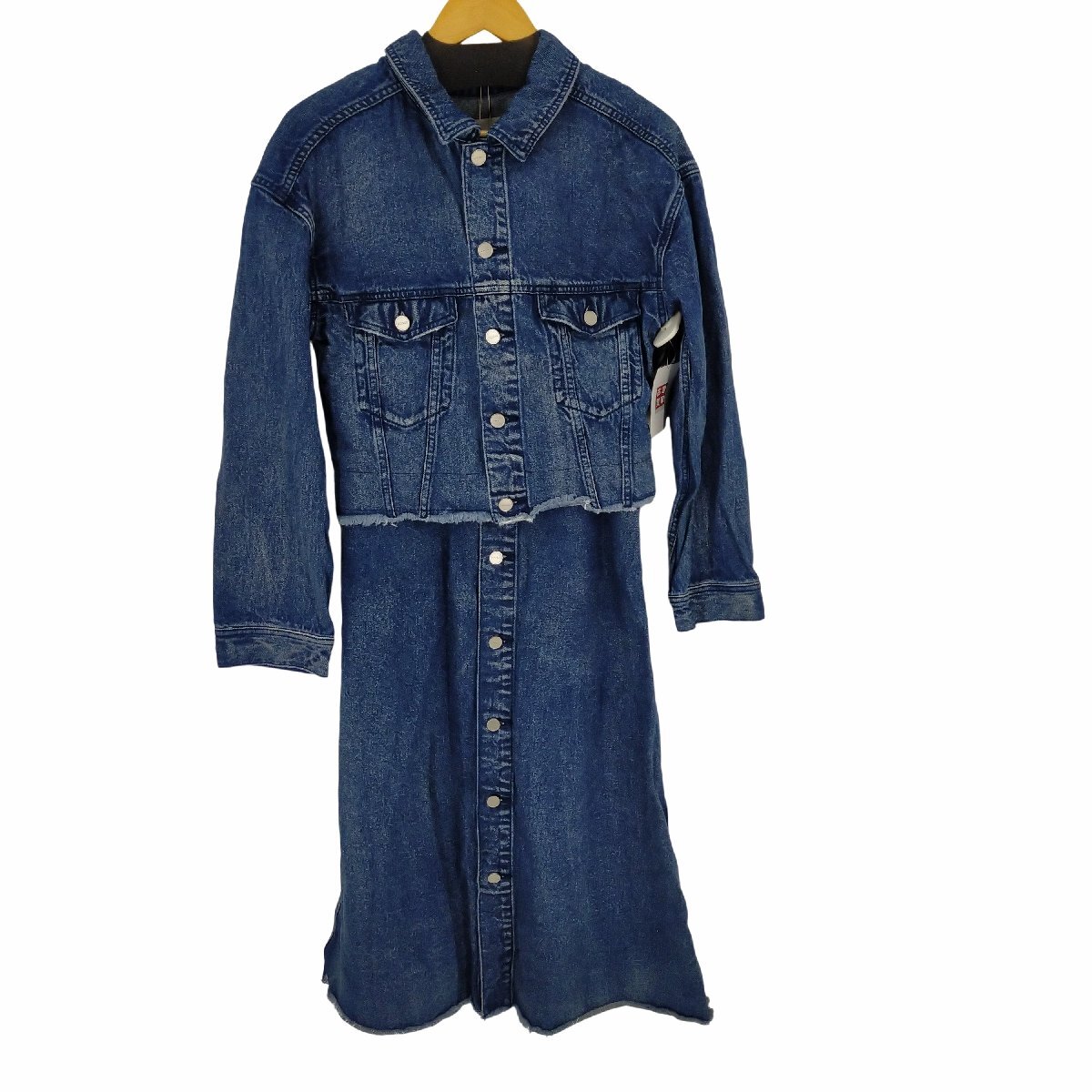 AMERI(アメリ) 4WAY デニムドレスコート 4WAY DENIM DRESS COAT デニムジャ 中古 古着 0923_画像1