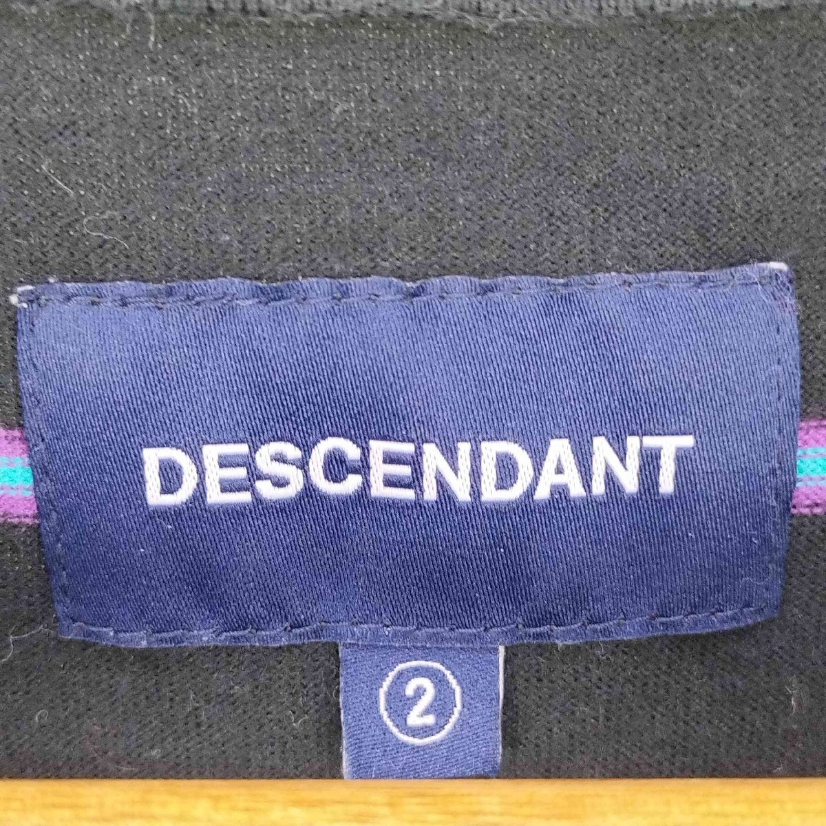 DESCENDANT(ディセンダント) CACHALOT BORDER LS ボーダー ポケット クルーネ 中古 古着 0904_画像6