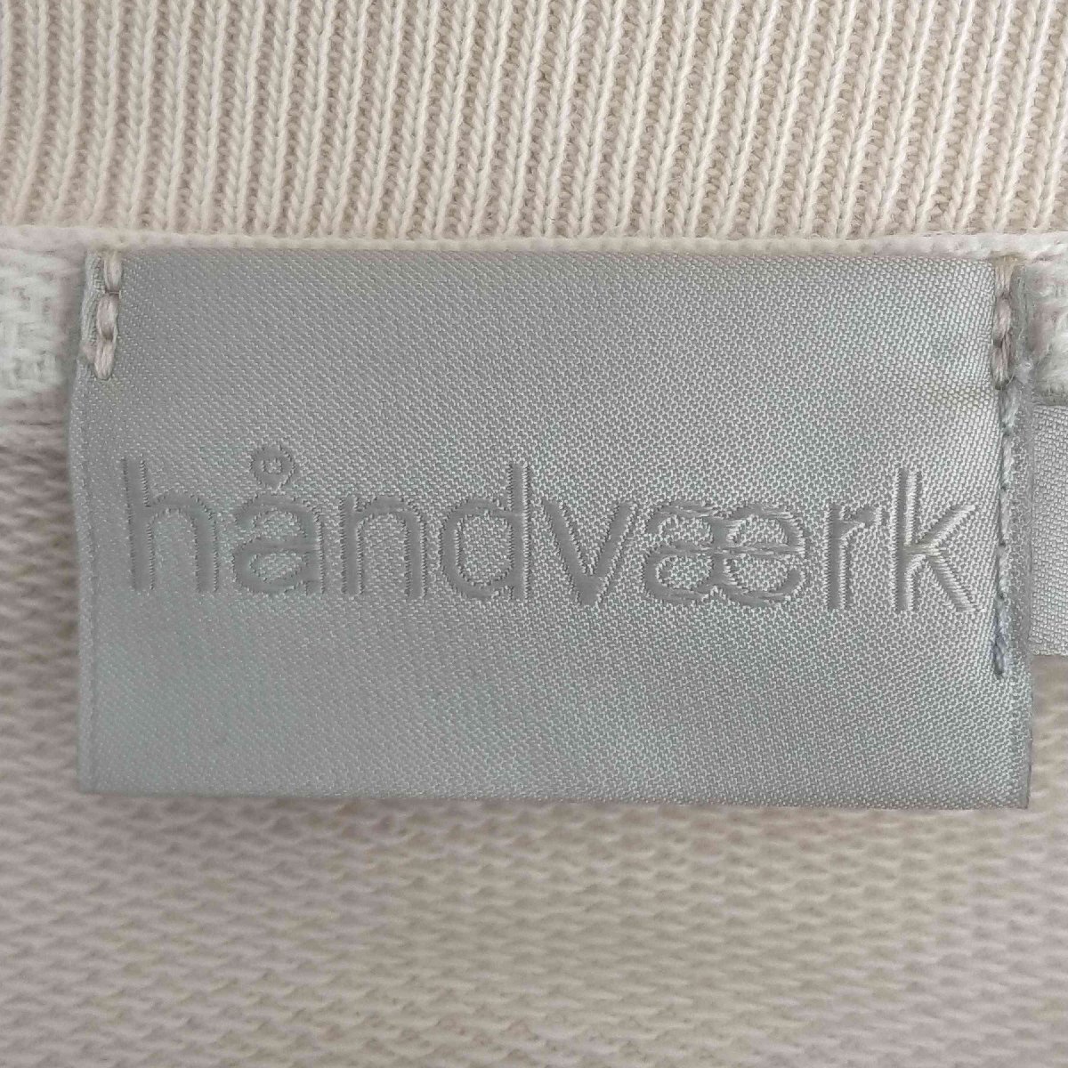 handvaerk(ハンドバーク) ペルー製 ハーフジップ長袖カットソー メンズ import：L 中古 古着 0231_画像6