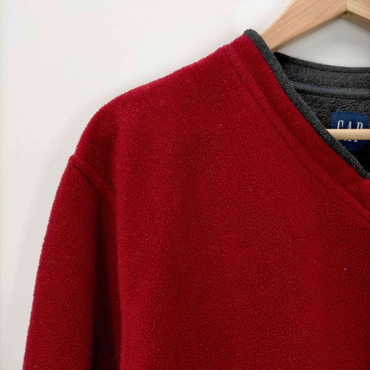 Gap(ギャップ) OLD Vネックフリースプルオーバー メンズ JPN：M 中古 古着 1224_画像4