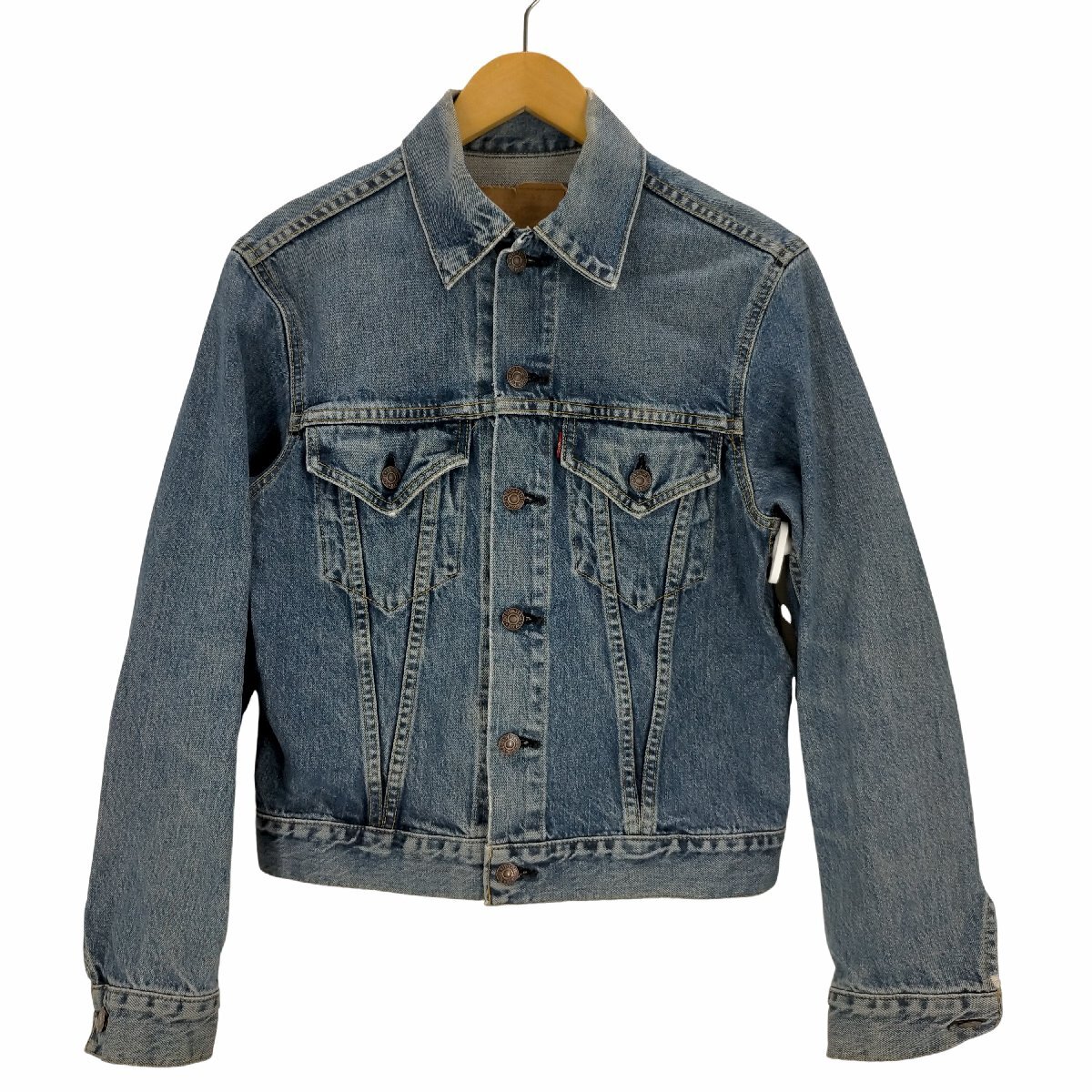 Levis(リーバイス) 71557 ボタン裏J30 ビッグE デニムトラッカージャケット メンズ 3 中古 古着 0146_画像1