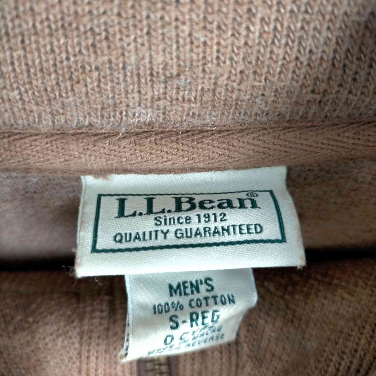 L.L.Bean(エルエルビーン) ハーフジップニットプルオーバー メンズ import：S 中古 古着 0311_画像6