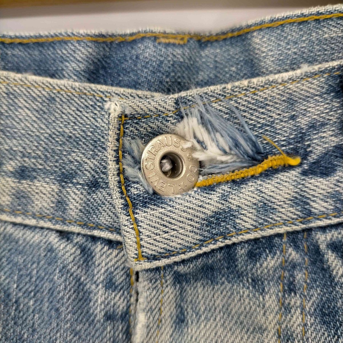 Levis(リーバイス) 90S 日本製 復刻 BIGE ボタン裏J22 ボタンフライデニムパンツ メンズ 中古 古着 0329_画像3