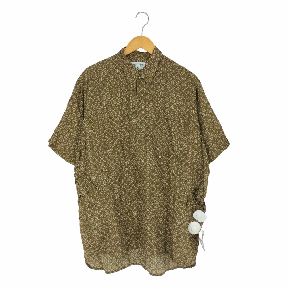 SASSAFRAS(ササフラス) Wheel Barrow Shell Shirt 1/2 ウィールバロー 中古 古着 0906_画像1