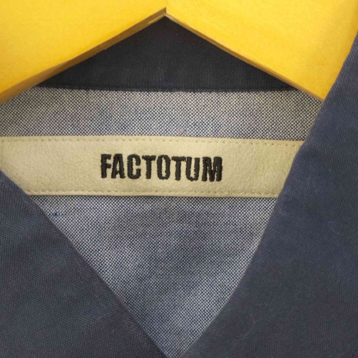 FACTOTUM(ファクトタム) OX MIXカラー BDシャツ メンズ JPN：46 中古 古着 1015_画像6