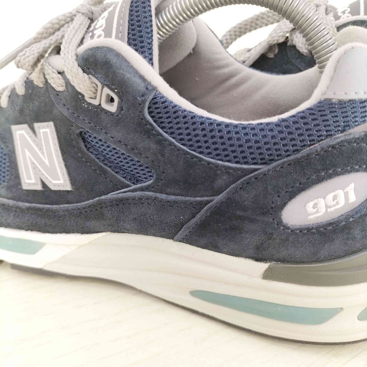 NEW BALANCE(ニューバランス) UK製 991V2 U991NV2 スニーカー メンズ USA 中古 古着 1124の画像5