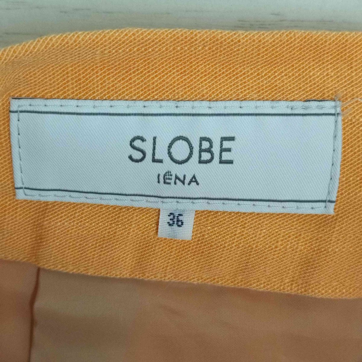 SLOBE IENA(スローブイエナ) リネン混サイドポケットタイトスカート レディース JPN：36 中古 古着 0924_画像6