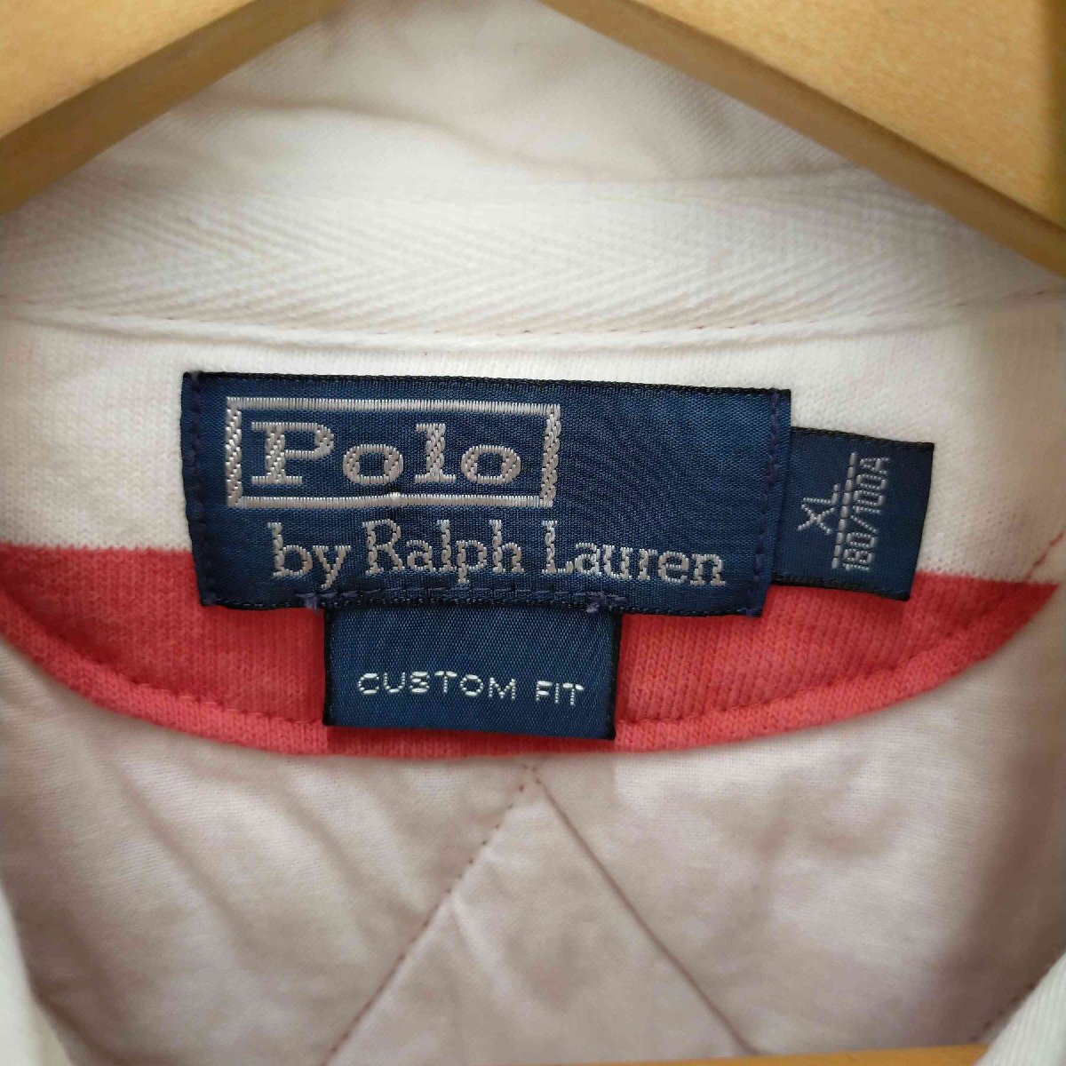 Polo by RALPH LAUREN(ポロバイラルフローレン) CUSTOM FIT ポニー刺繍ラガー 中古 古着 0306_画像6