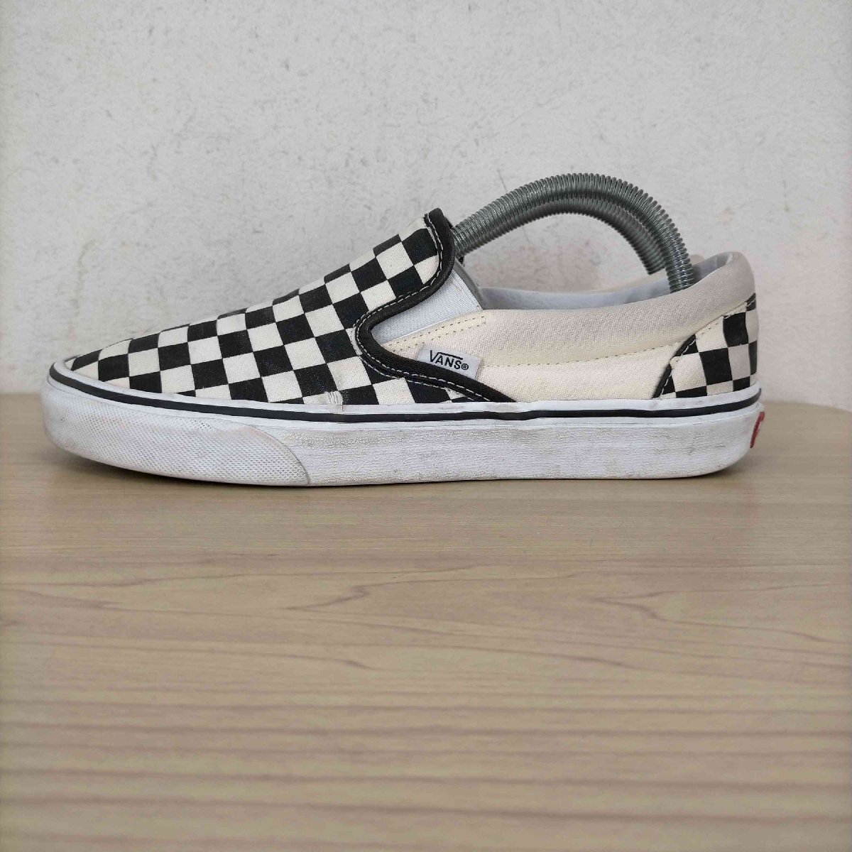 VANS(バンズ) checkered slip on メンズ JPN：26 中古 古着 0425_画像2