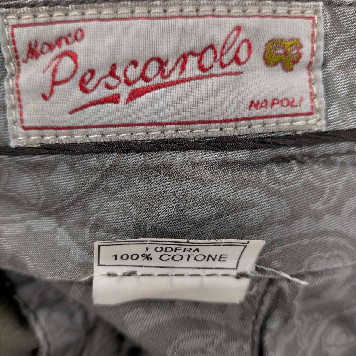 MARCO PESCAROLO(マルコペスカローロ) FODERA スリムスキニーパンツ メンズ 48 中古 古着 0709_画像6