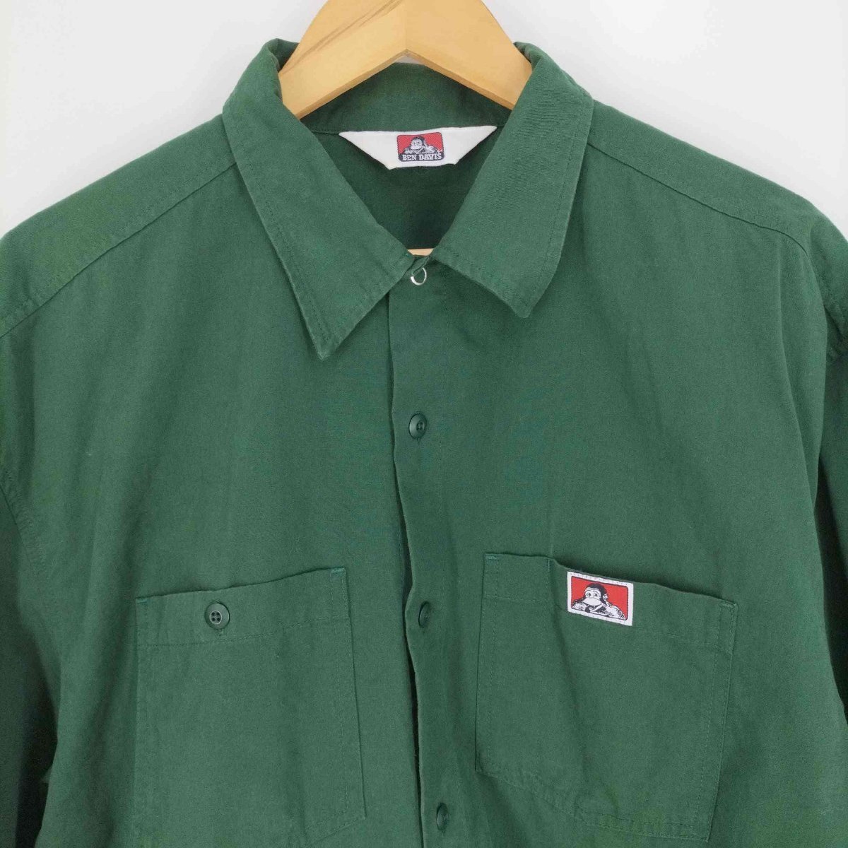 BEN DAVIS(ベンデイビス) BEN'S WORK SHIRT ワークシャツ メンズ import： 中古 古着 1223の画像3