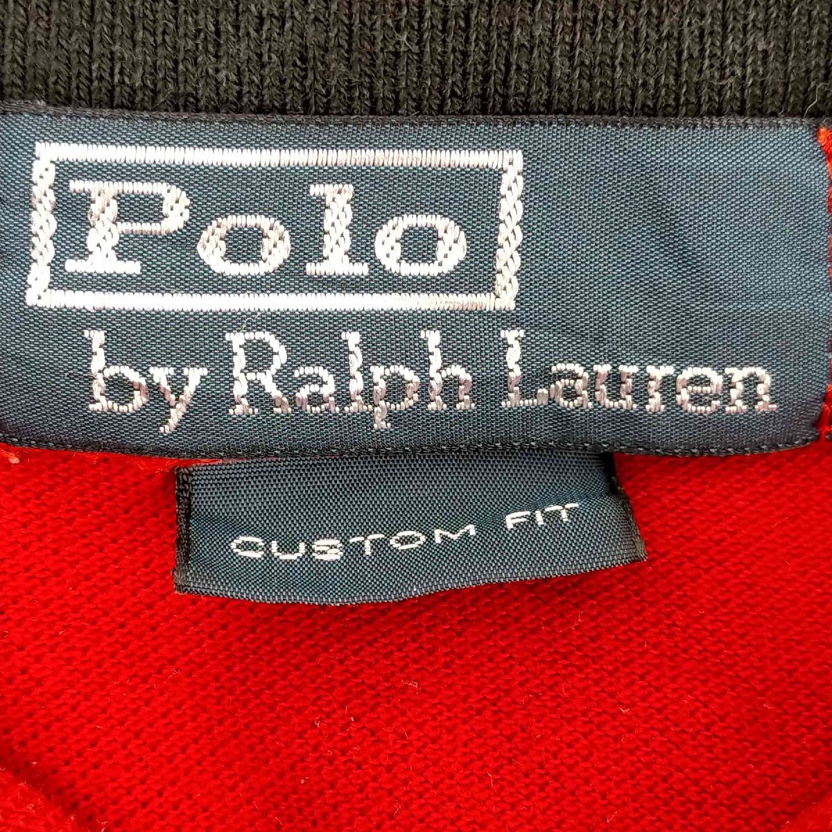 Polo by RALPH LAUREN(ポロバイラルフローレン) ビッグポニー刺繍 SPAIN ポロシャ 中古 古着 0230の画像6