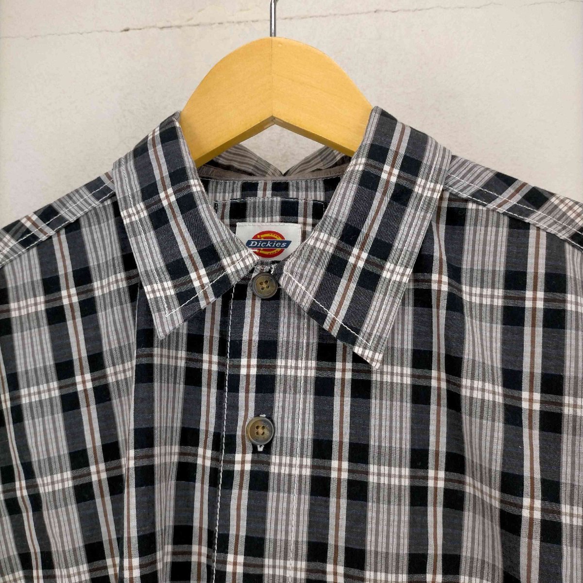 Dickies(ディッキーズ) チェック柄半袖シャツ メンズ JPN：M 中古 古着 1203_画像3