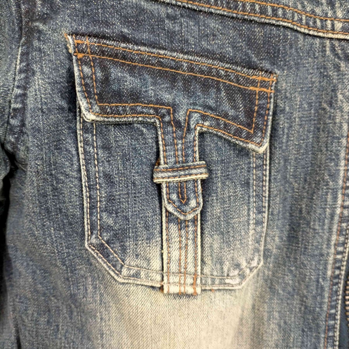 BUFFALO JEANS(バッファロージーンズ) エポレット デニムミリタリージャケット メンズ JPN 中古 古着 0202_画像5