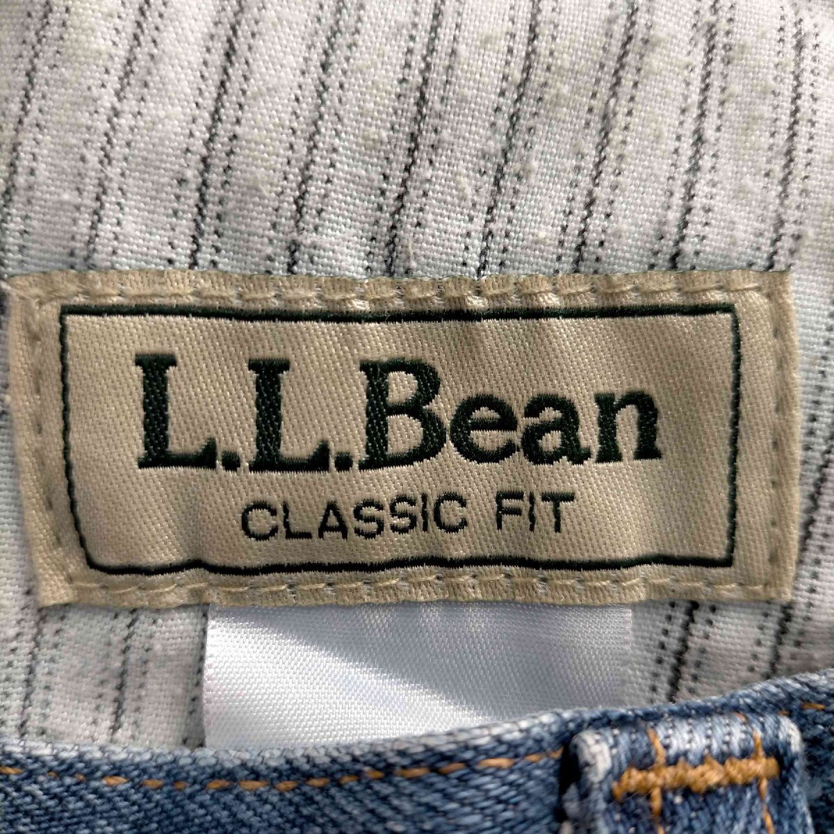 L.L.Bean(エルエルビーン) CLASSIC FIT デニムパンツ メンズ 29X32 中古 古着 0643_画像6