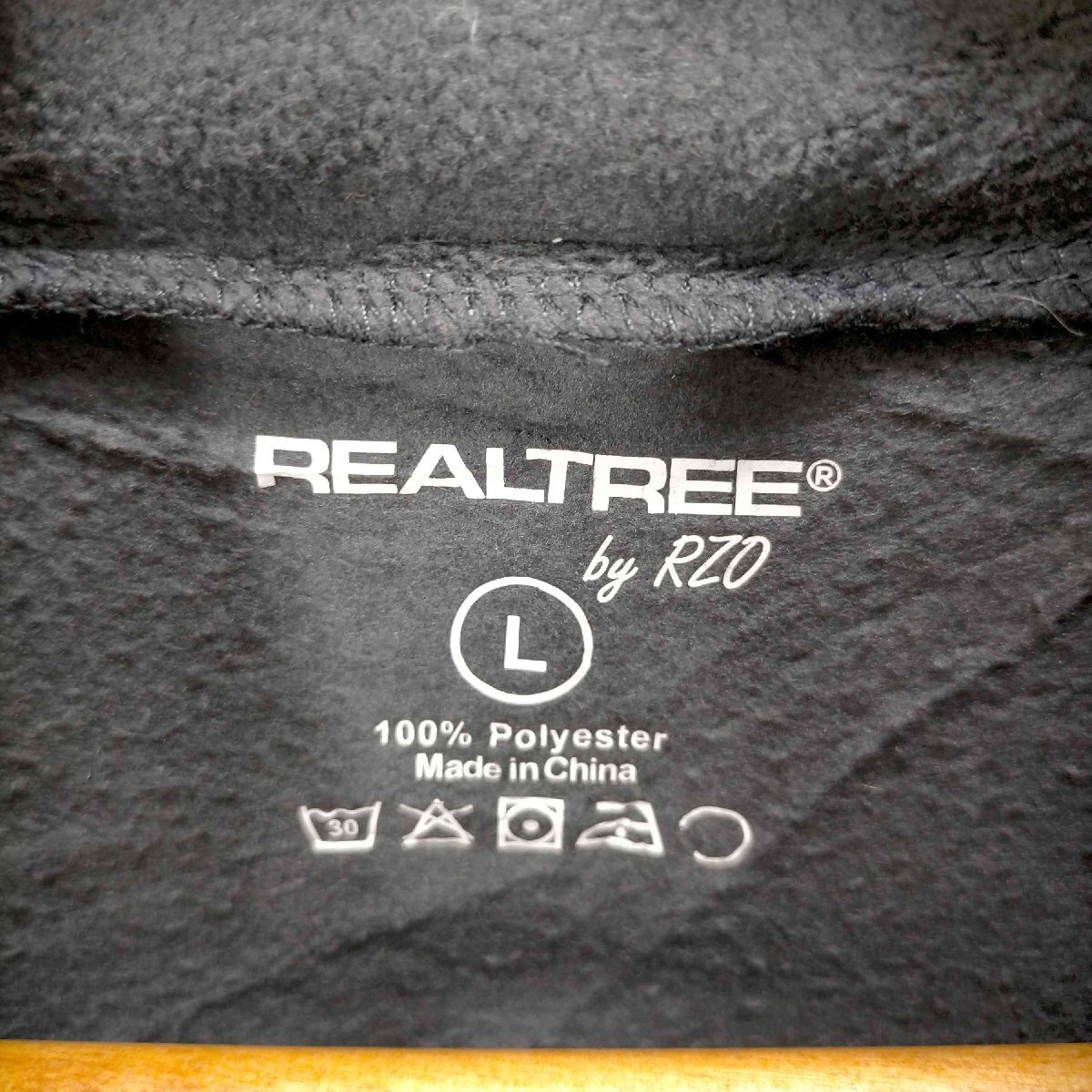 USED古着(ユーズドフルギ) REAL TREE ジップフリース メンズ JPN：L 中古 古着 0202_画像6