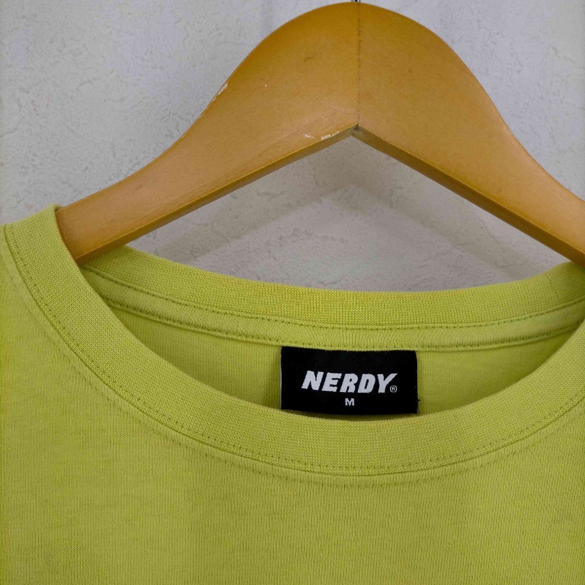 nerdy(ノルディー) ロゴプリント Tシャツ メンズ import：M 中古 古着 0503_画像4