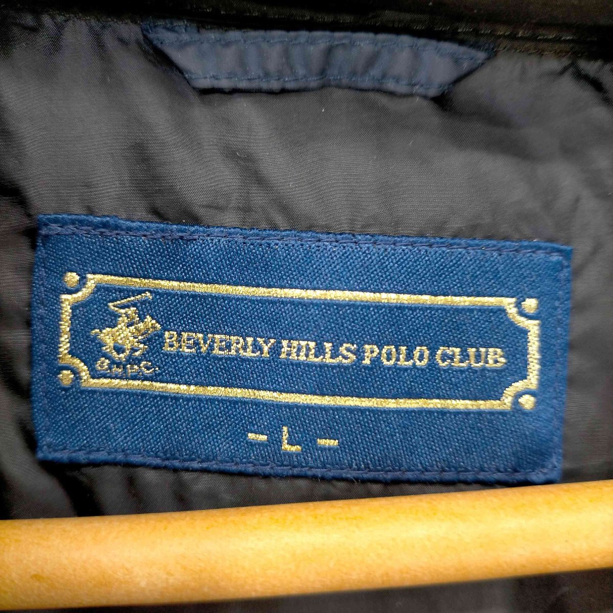 BEVERLY HILLS POLO CLUB(ビバリーヒルズポロクラブ) ポニー刺繍 中綿ジャケット メ 中古 古着 0703_画像6