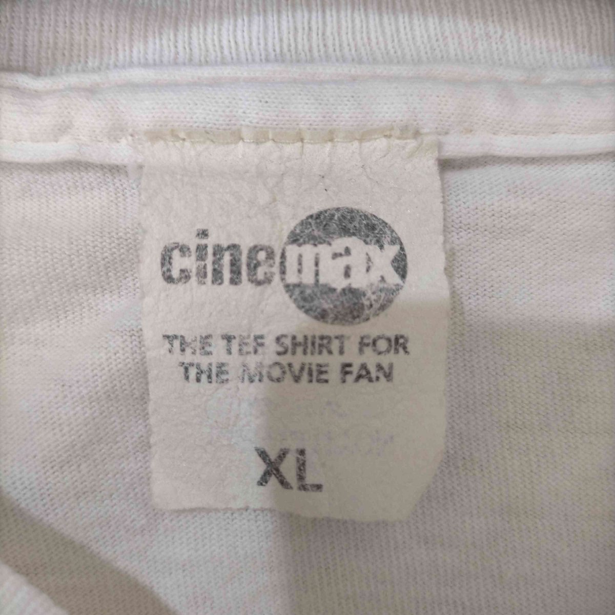 USED古着(ユーズドフルギ) CINEMAX バックロゴプリント Tシャツ メンズ JPN：XL 中古 古着 0405_画像6
