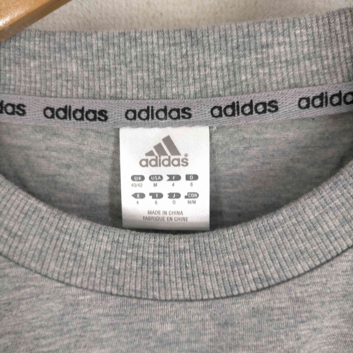 adidas(アディダス) 00S ロゴプリントクルーネックTシャツ メンズ JPN：M 中古 古着 0724_画像6