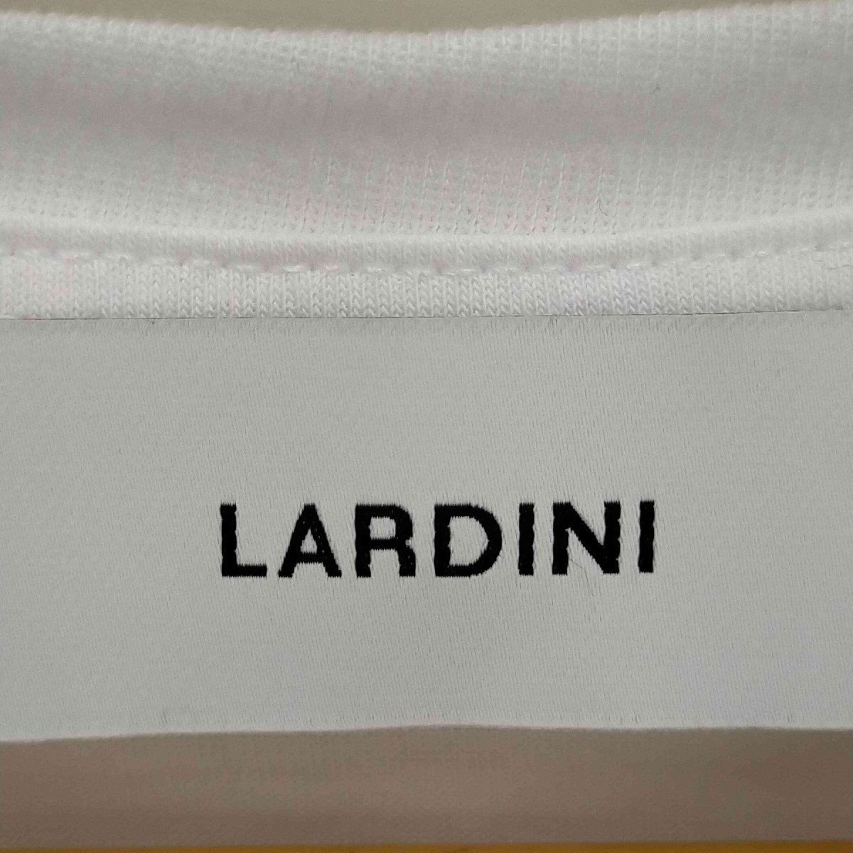 LARDINI(ラルディー二) フロントロゴ クルーネックTシャツ メンズ JPN：S 中古 古着 1122_画像6