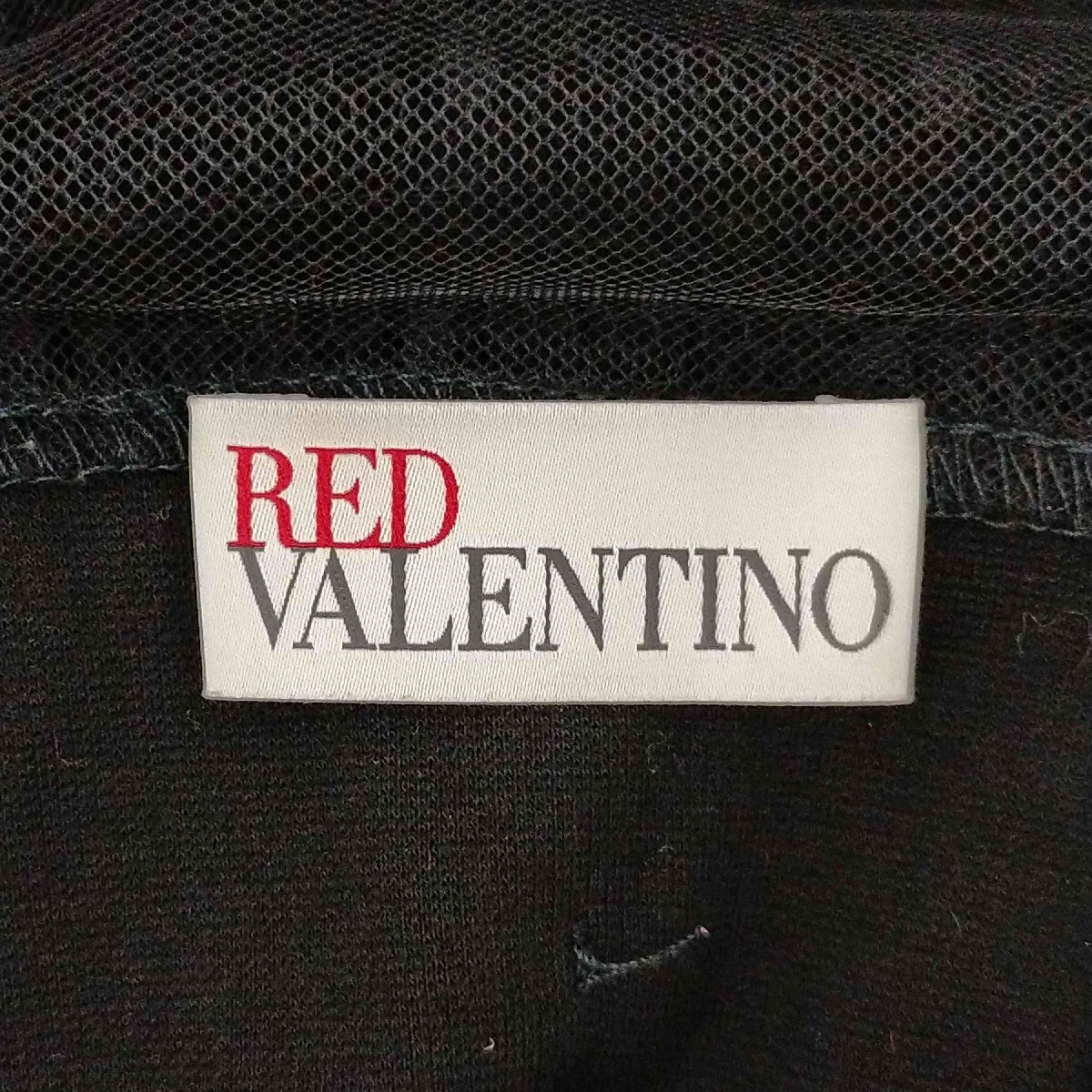 RED VALENTINO(レッドヴァレンティノ) チュールドット切替ワンピース レディース XL 中古 古着 0842_画像6