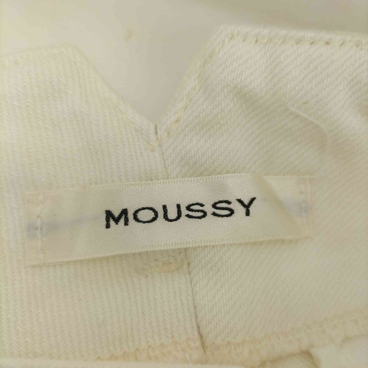 moussy(マウジー) ベルテッドコットンハーフパンツ レディース JPN：1 中古 古着 1043_画像6