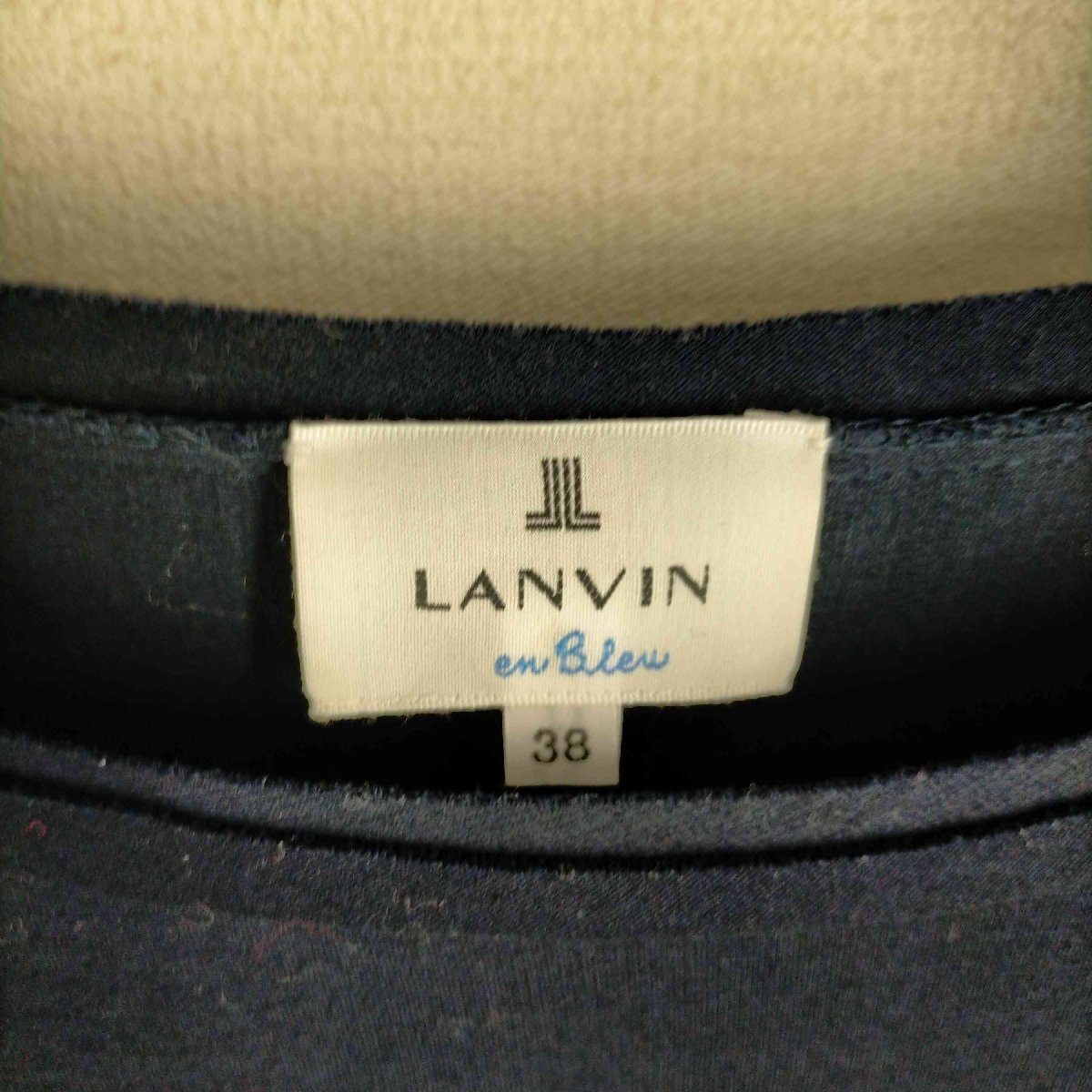 LANVIN en Bleu(ランバンオンブルー) 切替ロングワンピース レディース 38 中古 古着 0104_画像6