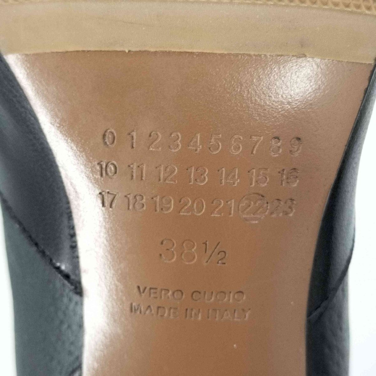 Maison Martin Margiela(メゾンマルタンマルジェラ) 22 レザー切替 サイドバックル 中古 古着 0239_画像6